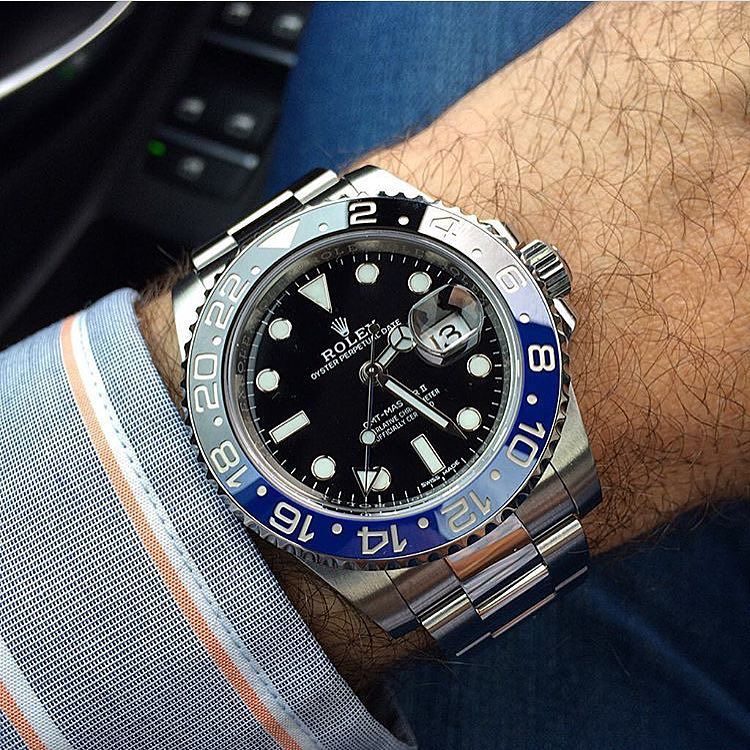 Rolex GMT-Master II 116710BLNR on Oyster bracelet