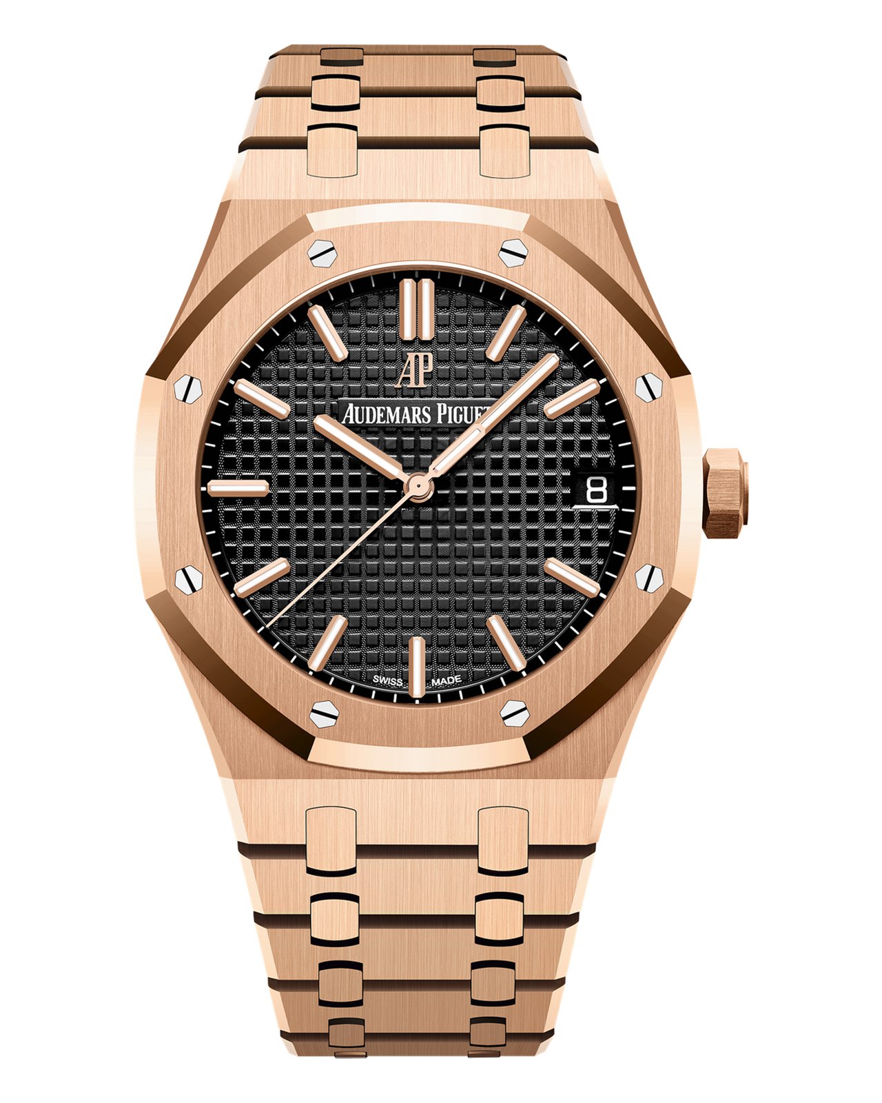 Audemars Piguet Royal Oak 15500OR in pink gold on pink gold bracelet